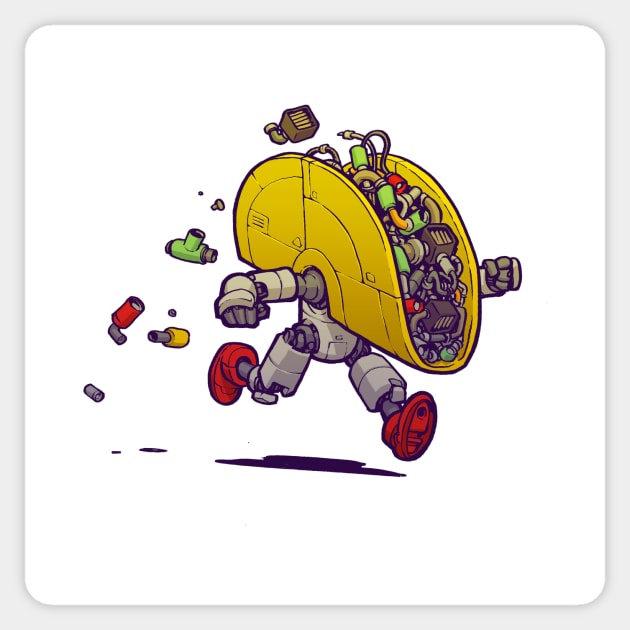 Tacobot Sticker by jakeparker